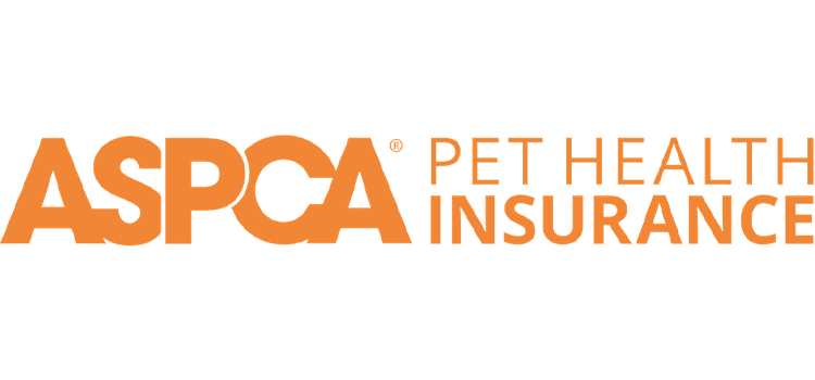 Logo of ASPCA Pet Health Insurance in orange text.